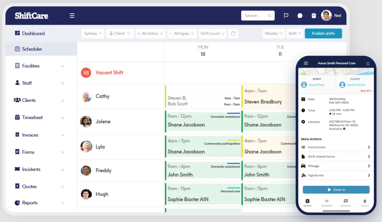 home care management software
